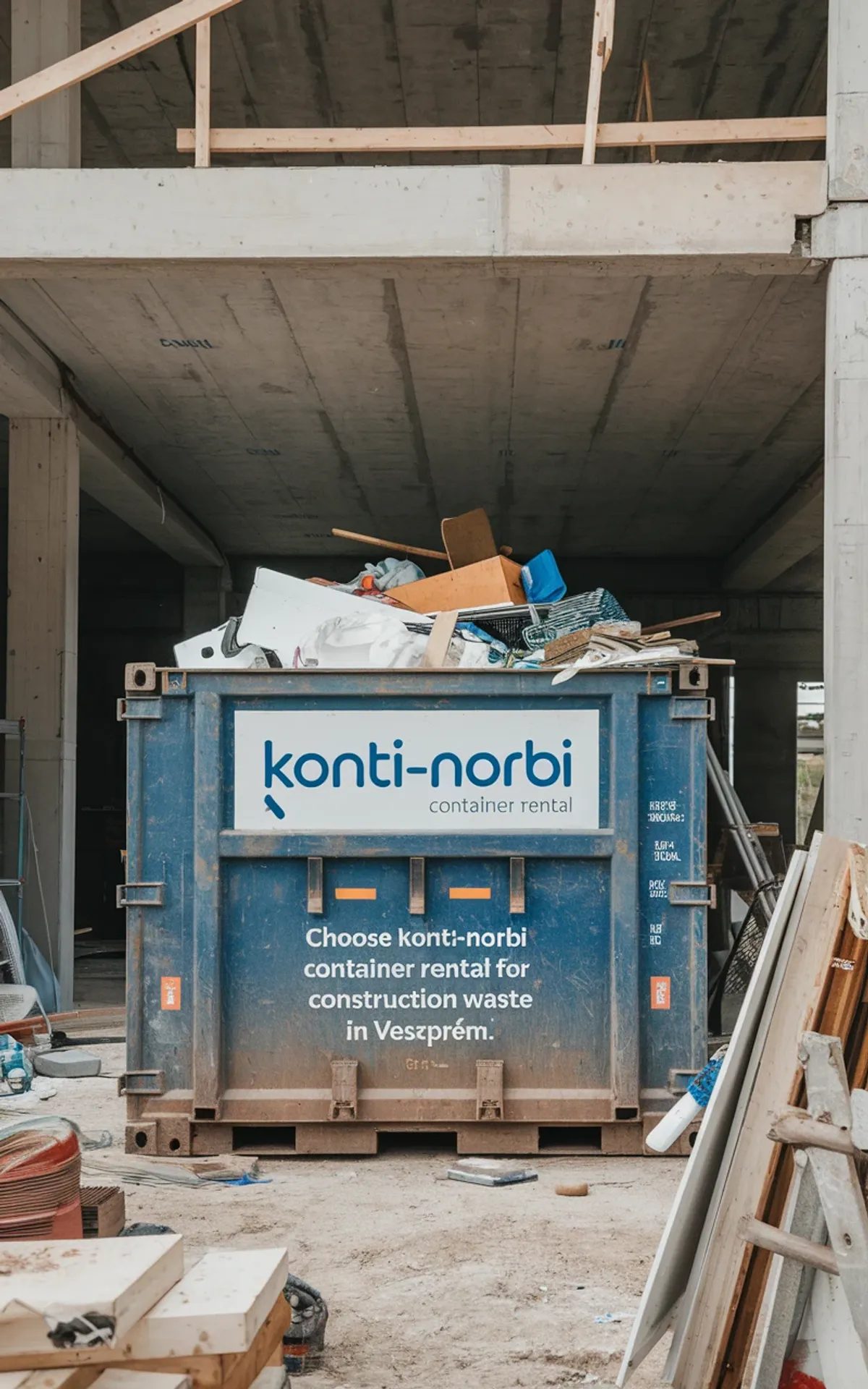 Rugalmas konténer bérlés Veszprémben - Konti-Norbi Kft.